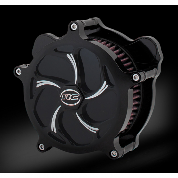 view RC Components AC-109E Torsion Eclipse Airstrike Air Cleaner for Harley models