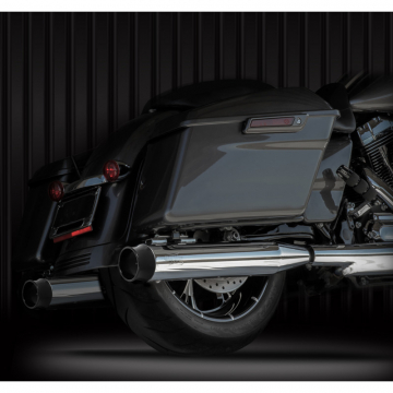 view RC Components RCX102-05B 4.0 Thunder Black Muffler for Harley Touring