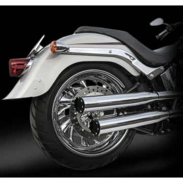 view RC Components RCX3-22E 3.0" Rival Shorty Muffler Eclipse Tips for Harley models