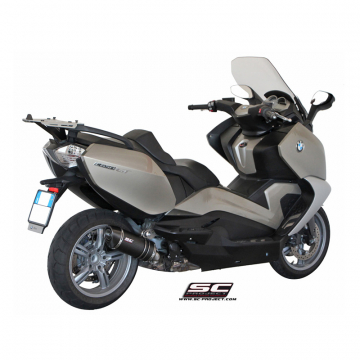 view SC-Project B15-12C Oval Exhaust for BMW C650GT (11-15)