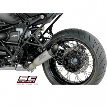 view SC-Project B18-T41T S1 Low Mount Exhaust for BMW RnineT / Racer '14-'19
