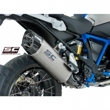 view SC-Project B26-86T Titanium &quot;Adventure&quot; Exhaust for BMW R1200GS (2017-)