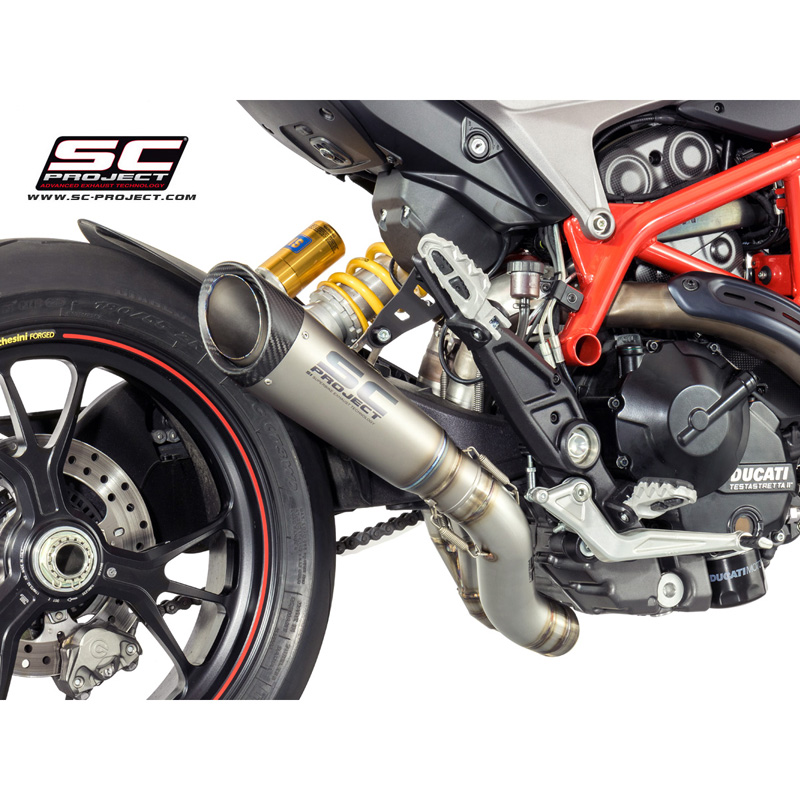 SCProject D10DL41T S1 Flapper Delete Exhaust Hypermotard 821 / 939 & Hyperstrada 939