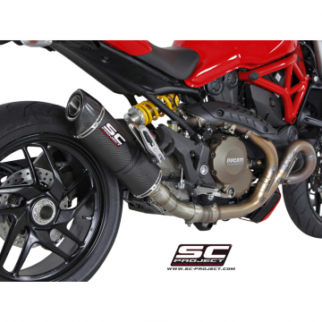 SC-Project D12-01C Oval Exhaust for Ducati Monster 1200 / S (2014-2016)