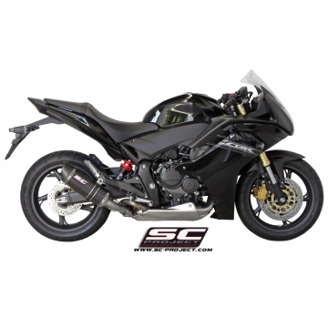 view SC-Project H02-12C Oval Exhaust for Honda CB600F / 599 (2007-2015)