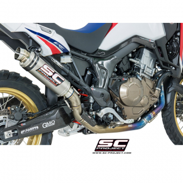 view SC-Project H16-TC65T GP65 Exhaust for Honda CRF1000L Africa Twin (2016-2019)