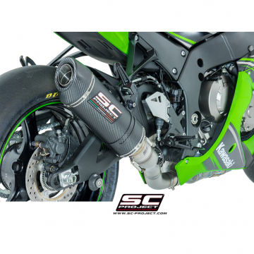 view SC-Project K22-16C Oval Exhaust for Kawasaki Ninja ZX-10R (2016-)