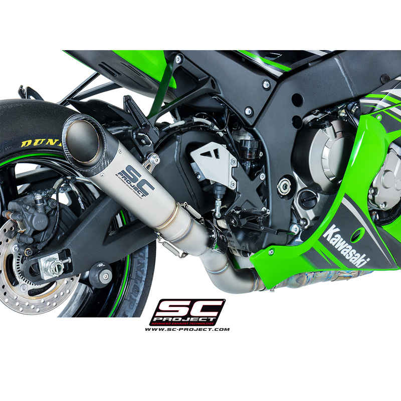 SC-Project K22-H41T High Mount S1 Exhaust for Kawasaki Ninja