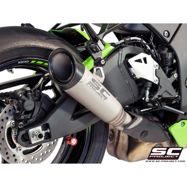 zx10r scプロジェクトS1 K22 16〜19 SC Project Exhaust Kawasaki Ninja ZX-10R S1 Silencer De-Cat