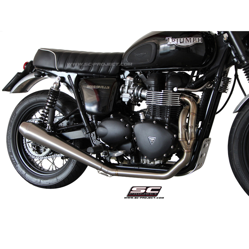 SCProject T09C37A 21 Full System Exhaust for Triumph Bonneville