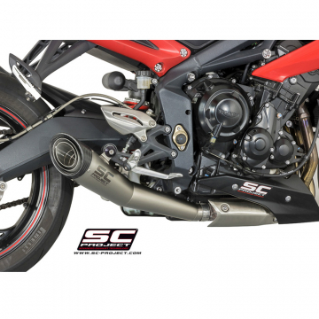 SC-Project T13-41MG S1 Conic Exhaust for Triumph Street Triple / R / RX (2013-2016)