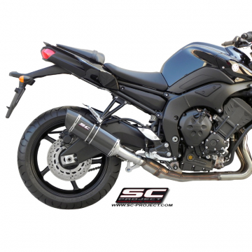 view SC-Project Y10-12C Oval Exhaust for Yamaha FZ8 (2008-2013)