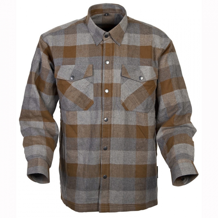tan flannel jacket