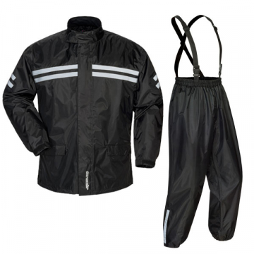 Tour Master Shield 2 Piece Rainsuit, Black