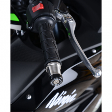 view R&G BE0083BK Bar End Sliders for Kawasaki Ninja 650, Versys-X 300 & Z650 '17-'20