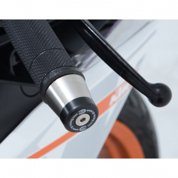 R&G BE0085BK Bar End Sliders for KTM RC 390 (2015-)