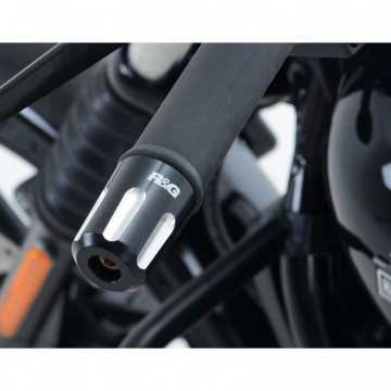 view R&G BE0100MC Bar End Sliders for Harley-Davidson Street 500 & 750 (2014-current)