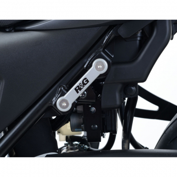 view R&G BLP0058BK Rear Foot Rest Blanking Plate, Left Hand Side for Suzuki SV650S (2017-)