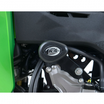 view R&G CP0412BL Aero Frame Sliders for Kawasaki Z125 (2016 only)
