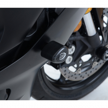 view R&G CP0431BL Aero Style Frame Sliders, Black for Yamaha YZF-R6 (2017-2020)