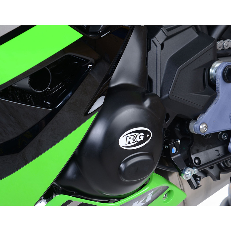 R&G ECC0225BK Engine Case Cover, Left, Kawasaki Z650 '17'20 and Ninja