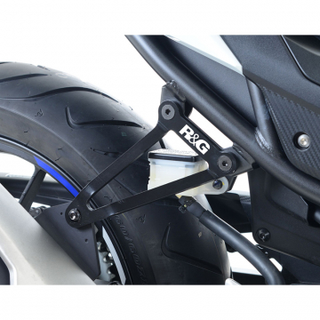 R&G EH0069BK Exhaust Hanger, Black for Honda CBR500R /CB500 models