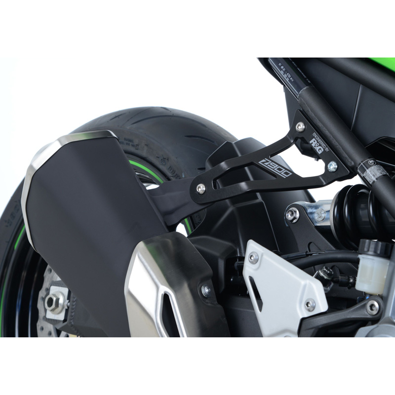 R&G EH0074BKA Exhaust Hanger Kit with Blanking Plate for Kawasaki