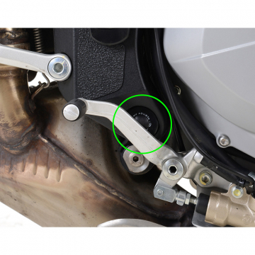 view R&G FI0125BK Frame Plug RHS Lower for MV Agusta Brutale 1090 '14-up