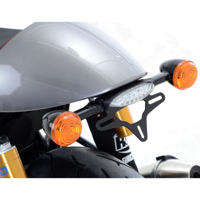R G LP0201BK Tail Tidy License Plate Holder Triumph Thruxton 1200 R 2016 up Accessories International