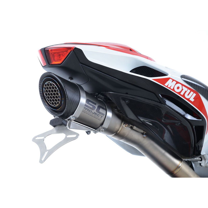 R&G LP0228SS Tail Tidy Fender Eliminator for MV Agusta F4 RC (2017