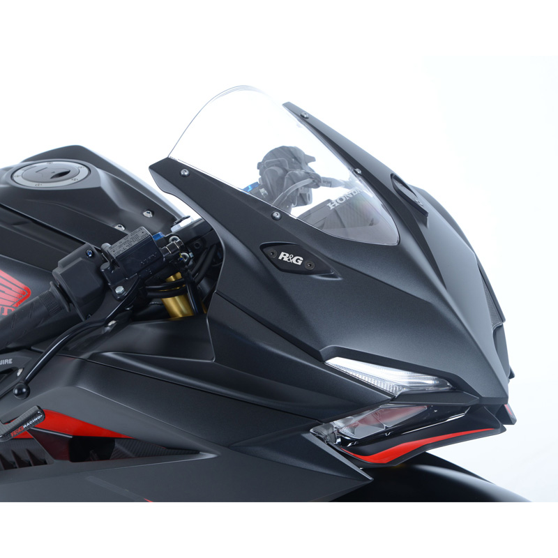 R&G MBP0026BK Mirror Blanking Plates for Honda CBR250RR (2017