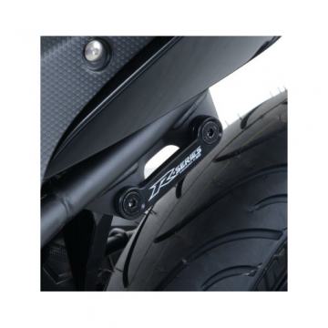 view R&G BLP0037BK Rear Foot Rest Blanking Kit for Yamaha YZF-R25 (14-) / YZF-R3 (15-)