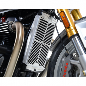 view R&G SRG0047SS Radiator Guard for Triumph Thruxton 1200 / R 16-up / Street Twin 2016