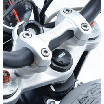 view R&G YTI0005BK Top Yoke Plug Triumph Street Triple & Kawasaki Ninja H2