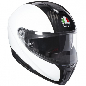 view AGV Sportmodular Helmet, White/Black
