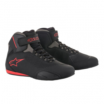 view Alpinestars Sektor Vented Shoes, Black/Grey/Red