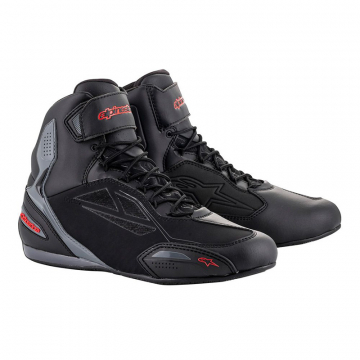 Alpinestars Faster-3 Drystar Shoes, Black/Grey/Red