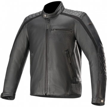 view Alpinestars Hoxton V2 Leather Jacket, Black