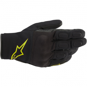 view Alpinestars S-Max Drystar Gloves, Black/Yellow