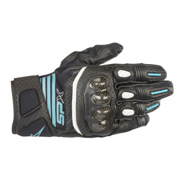 view Alpinestars Stella SPX Air Carbon V2 Gloves, Black/Teal