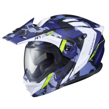 view Scorpion Exo-AT950 Outrigger Helmet, Matte Blue