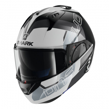 Shark Evo-One 2 Slasher Helmet, White/Black/Silver