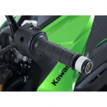 view R&G BE0088BK Bar End Sliders for Kawasaki Z125 / Yamaha Tricity (2015-)