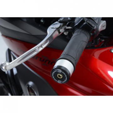 view R&G BE0096BK Bar End Sliders for Honda Crossrunner (2015-)