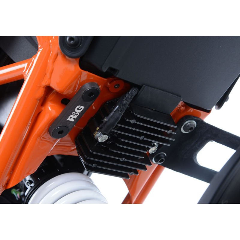 R&G BLP0070BK Rear Footrest Plate LHS for KTM 125 Duke (2017