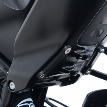 R&G BLP0086BK Rear Foot Rest Blanking Plate for Husqvarna Vitpilen 701 (2018-)