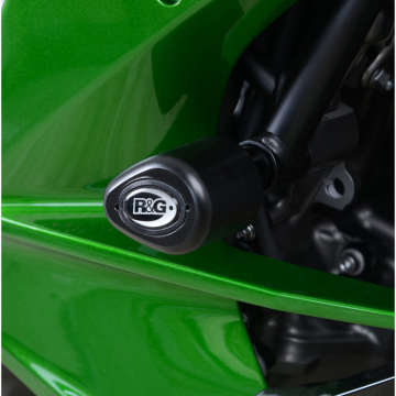 view R&G CP0445BL Aero Style Crash Protectors for Kawasaki Ninja H2 SX (2018-2022)