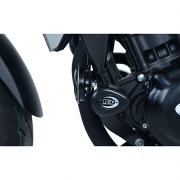 R&G CP0448BL Aero Style Crash Protectors, Black for Honda CB300R (2018-)