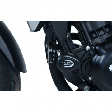 view R&G CP0448BL Aero Style Frame Sliders, Black for Honda CB300R '18-'24