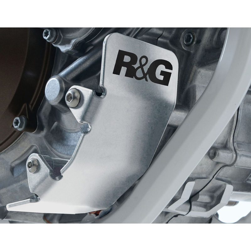 R&G ECG0005SI Engine Case Guard Set, Silver for Husqvarna FS450 (2015